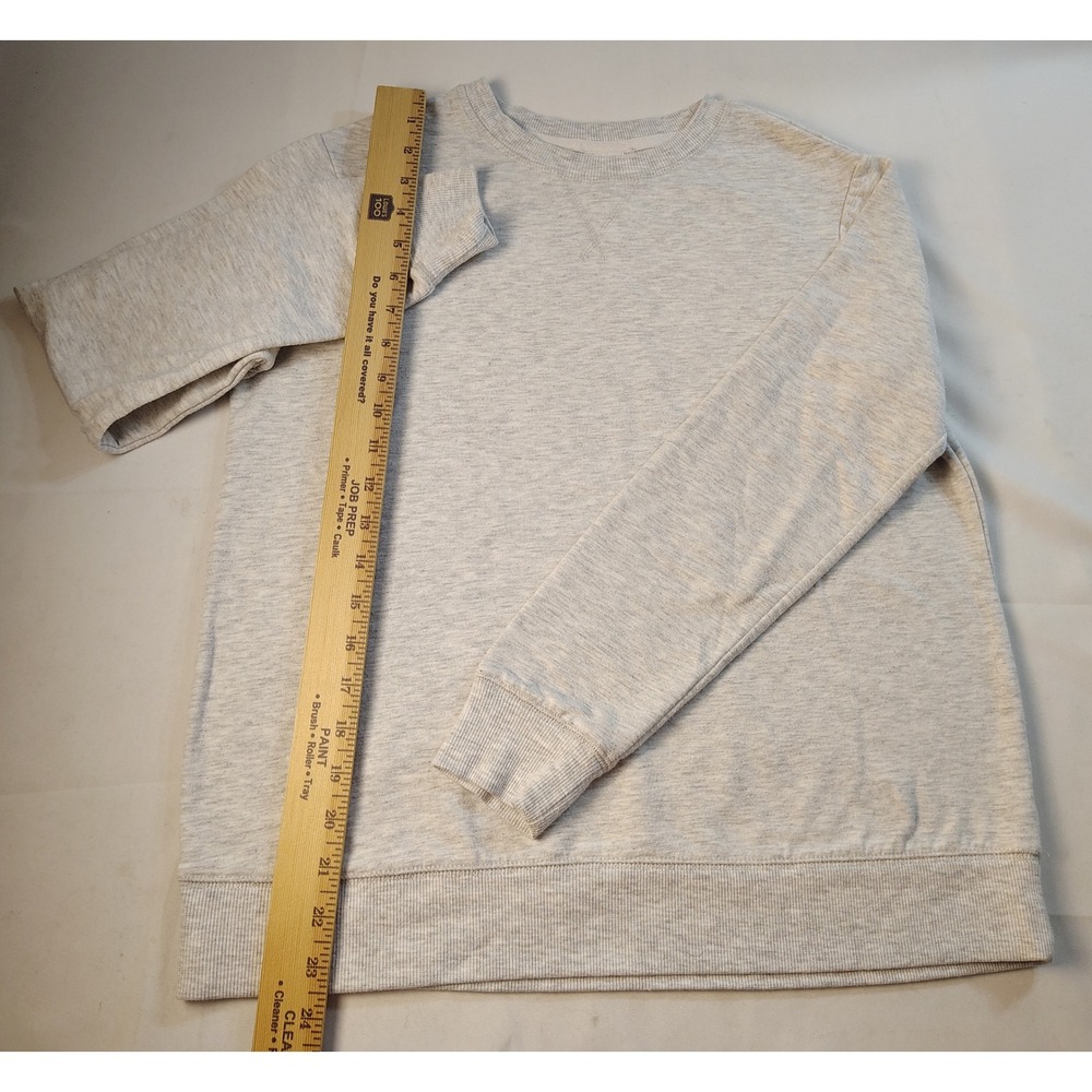 Stars Above Beautifully Soft Fleece Crewneck Sweatshirt Gray Womens Loungewear S - Picture 6 of 8